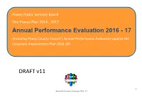 DRAFT V11 Annual Performance Evaluation 2016