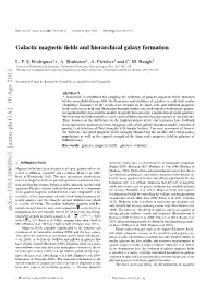 Galactic Magnetic Fields and Hierarchical Galaxy Formation