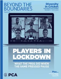 Players in Lockdown What the Pros Did When the Game Pressed Pause