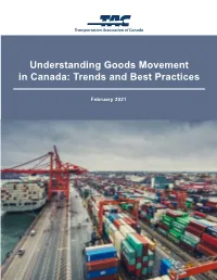 Understanding Goods Movement in Canada: Trends and Best Practices