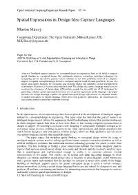 Spatial Expressions in Design Idea Capture Languages