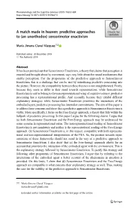 Sensorimotor Enactivism