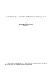 A Comparative Analysis of Government Offices