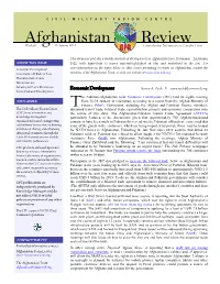 Afghanistan Review Week 04 25 January 2012 Comprehensive Information on Complex Crises