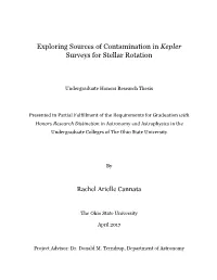 Exploring Sources of Contamination in Kepler Surveys for Stellar Rotation
