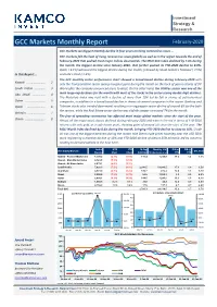 GCC Markets Monthly Report