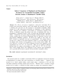 Indirect Comparison of Dupilumab and Mepolizumab Treatments for Uncontrolled Eosinophilic Asthma ―Bayesian Analysis of Randomized Controlled Trials―