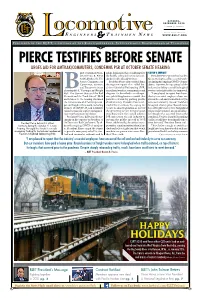 Pierce Testifies Before Senate