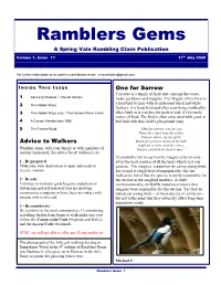 Ramblers Gems a Spring Vale Rambling Class Publication