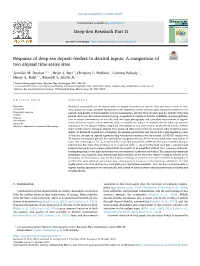 Response of Deep-Sea Deposit-Feeders to Detrital Inputs: a Comparison of Two Abyssal Time-Series Sites