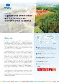 Support Local Communities and the Development of River Tourism In