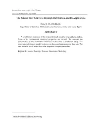 The Poisson Burr X Inverse Rayleigh Distribution and Its Applications