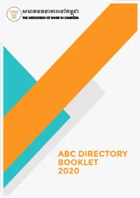 Abc Directory Booklet 2020