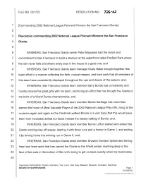 FILE NO. 021725 RESOLUTION No.7:;' "():1