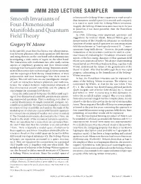 Smooth Invariants of Four-Dimensional Manifolds And