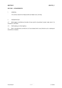 Subpart a — General Requirements