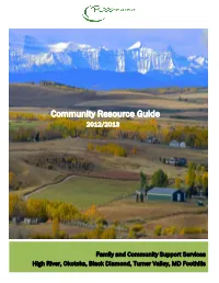 Foothills Community Resource Guide