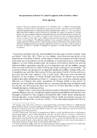 Interpretations of Daniel 12:1 and Perceptions of the Christian 'Other