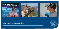 The University of Bamberg University of Bamberg 2
