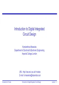 Application-Specific Integrated Circuits”, Addison- Wesley, ISBN 0-201-50022-1, 1997