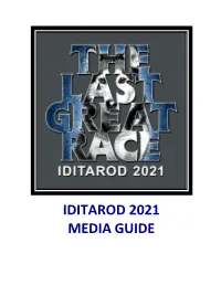 Iditarod 2021 Media Guide