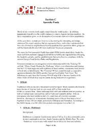 Rules and Regulations for Food Service Interpretation Manual