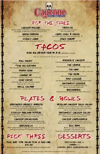 Weekly Taco Feature]