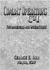 Combat Operations C3I Fundamentals and Interactions