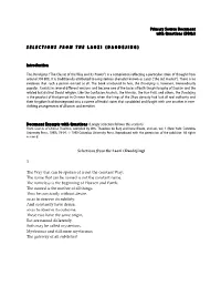 Dbqs) SELECTIONS from the LAOZI (DAODEJING