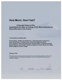 How Much, How Fast?