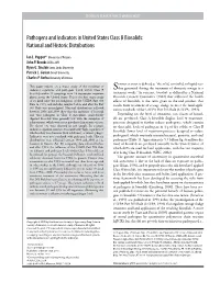 Pathogens and Indicators in United States Class B Biosolids: National and Historic Distributions