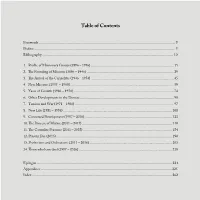 Table of Contents