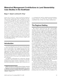 The Contributions of Watershed Management