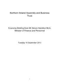 View Transcript of the Minister's Briefing