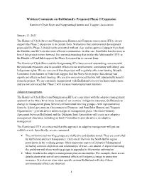 Written Comments on Baffinland's Proposed Phase 2 Expansion