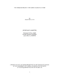 1 the Versions Project: Exploring