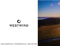 2018 Westwind Annual Report