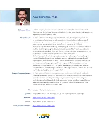 Amir Ramezani, Ph.D