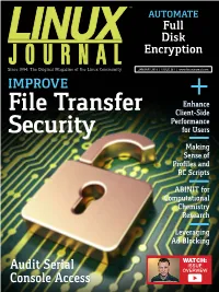 Linux Journal | January 2016 | Issue