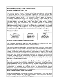 Policy Unit 5C10 Netley Castle to Weston Point Summary Description of Policy Unit