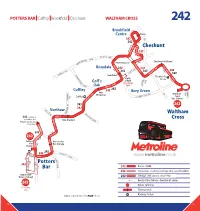 Potters Bar to Cheshunt and Waltham Cross