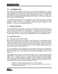 Section 3.0 Alternatives