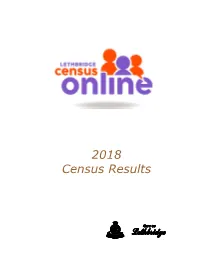 2018 Census Results