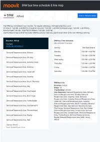 59M Bus Time Schedule & Line Route