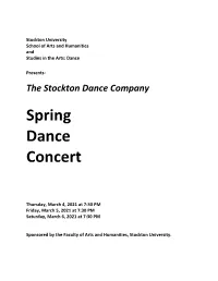 Spring Dance Concert