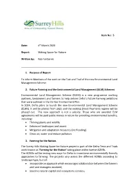 5 Date: 4Th March 2020 Report: Making Space for Nature Written By