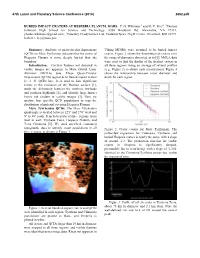 Buried Impact Craters at Hesperia Planum, Mars