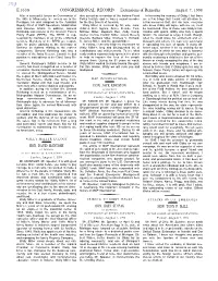 CONGRESSIONAL RECORD— Extensions of Remarks E1638 HON