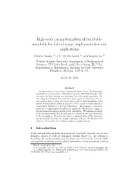 Stable Manifolds for Hybrid Maps: Implementation and Applications