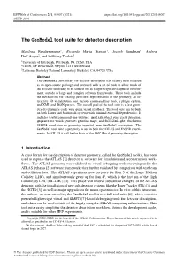 The Geomodel Tool Suite for Detector Description